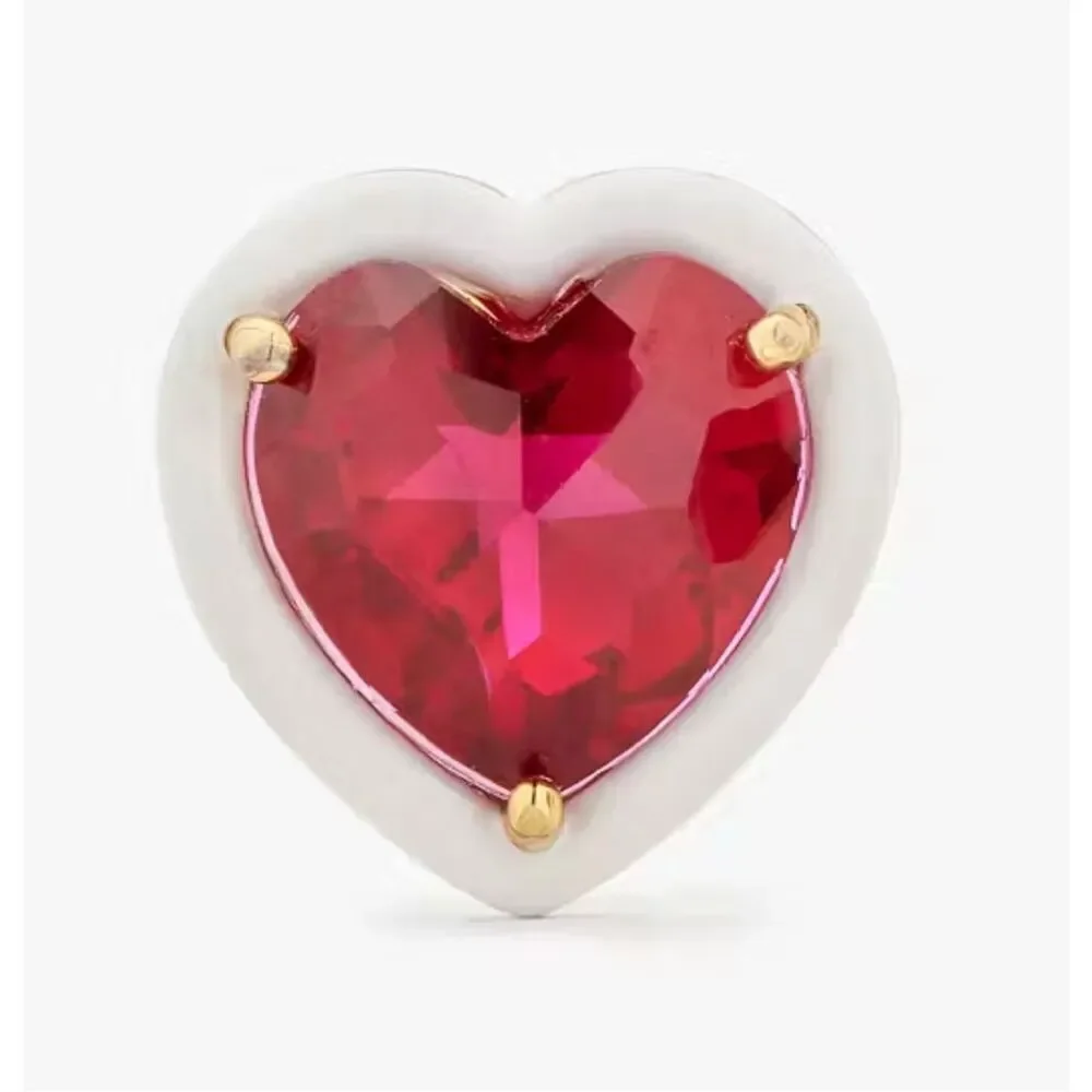 Kate Spade NWT red heart necklace